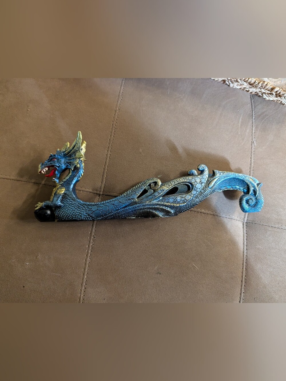 Blue and Gold Dragon - Decorative Home Accent